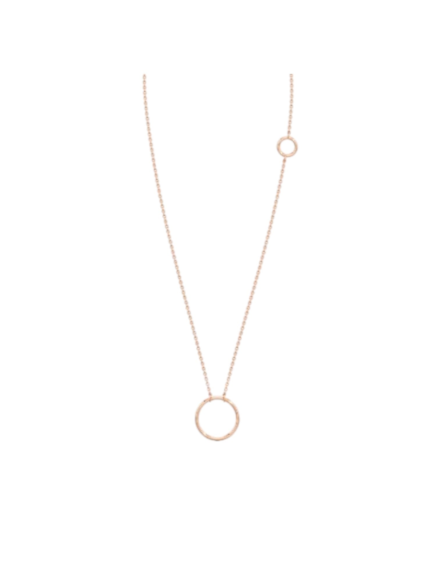 925 Sterling Silver Stylish Design CZ Stones Rose Gold Plated Pendant With Chain For Women By Kesardeep